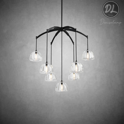 Aurora Modern Glass Round Chandelier 36''/48"/60''