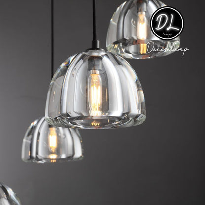 Aurora Modern Glass Round Chandelier 36''/48"/60''