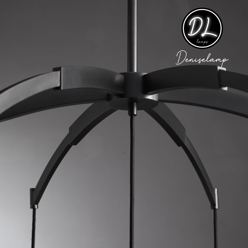 Aurora Modern Glass Round Chandelier 36''/48"/60''