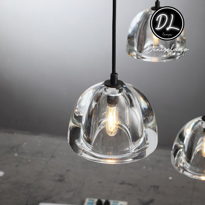 Aurora Modern Glass Round Chandelier 36''/48"/60''