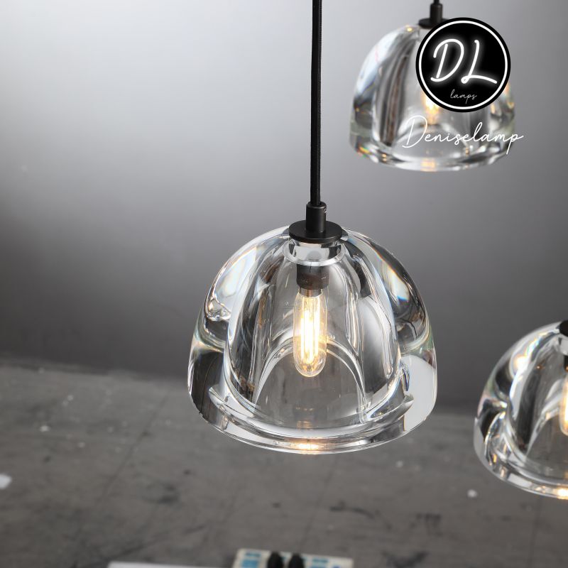 Aurora Modern Glass Round Chandelier 36''/48"/60''