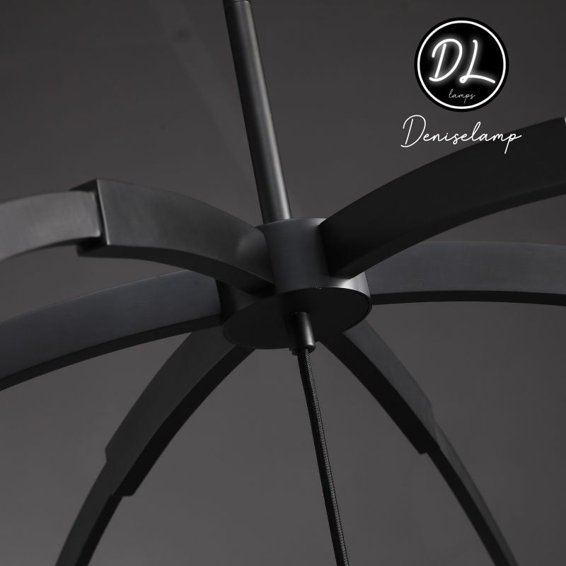 Aurora Modern Glass Round Chandelier 36''/48"/60''