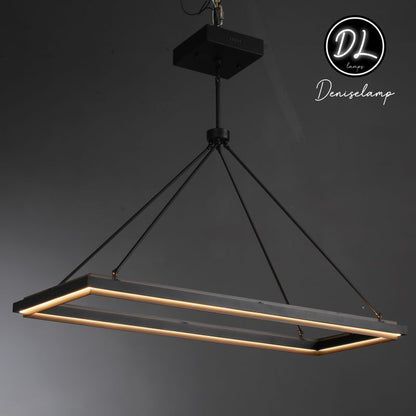 Radiant Rectangular Chandelier 50"/62"