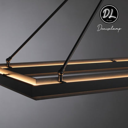 Radiant Rectangular Chandelier 50"/62"