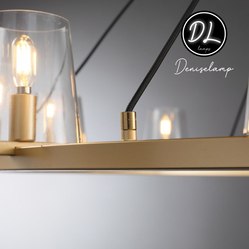 Willow Fashion design glass lampshade Round Chandelier 36"/48"/60"