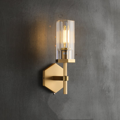 Spark Modern Hexagonal Wall Sconce