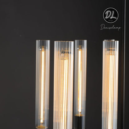 Elegance Modern Gorgeous Flow Stripe Linear Chandelier 55"/ 67"/ 72"