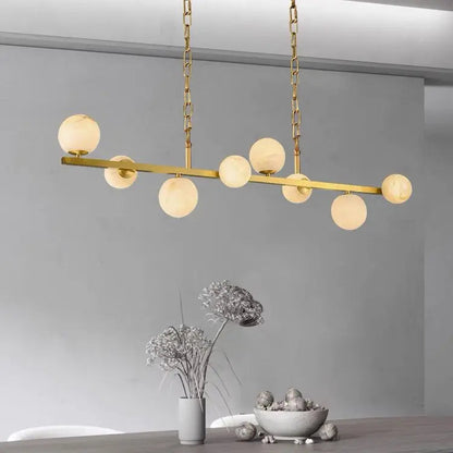 Alabaster Brass Globe Pendant Lights    Pendant [product_tags] Fabtiko