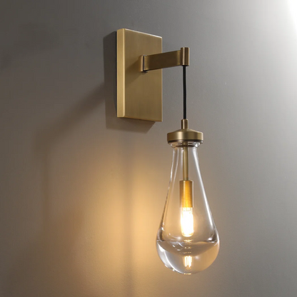 Seaward Modern Raindrop Rod Wall Sconce For Living Room, Bedroom
