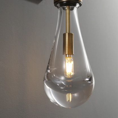 Seaward Modern Raindrop Rod Wall Sconce For Living Room, Bedroom
