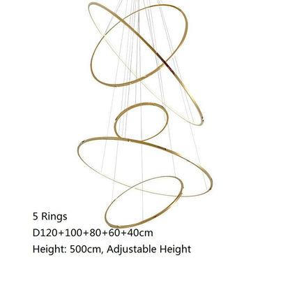 Orbit Ring LED Chandelier