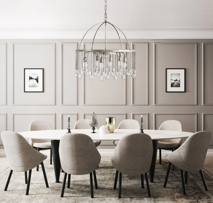 Aubrey Crystal Ball 2 Tier Chandelier