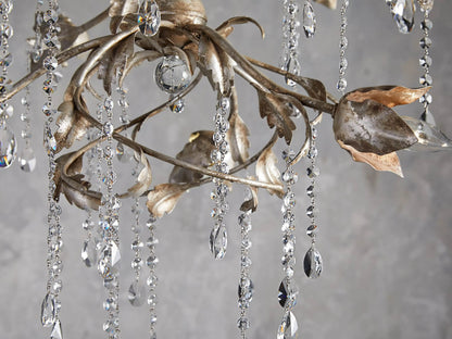 Gothic Viticcio Round Chandelier - Silver