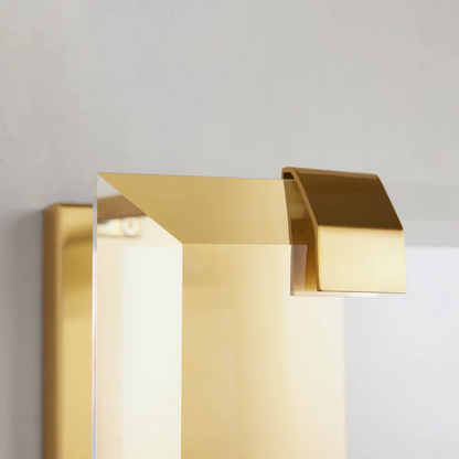 Amaya Designer Glass Crystal and Metal Wall Sconce Light
