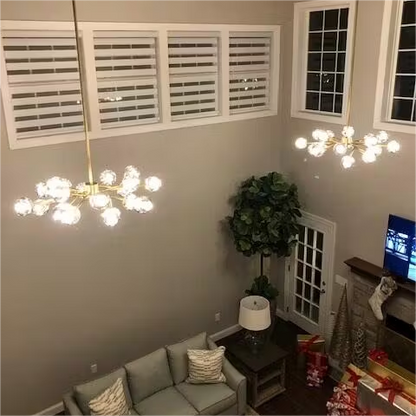 Dawn- Modern Design Niche Unique Hexagonal Crystal Ball  Oval Chandelier 48"/ 60"/ 72"