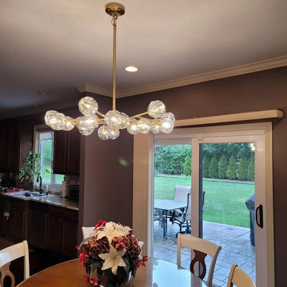 Dawn- Modern Design Niche Unique Hexagonal Crystal Ball  Oval Chandelier 48"/ 60"/ 72"