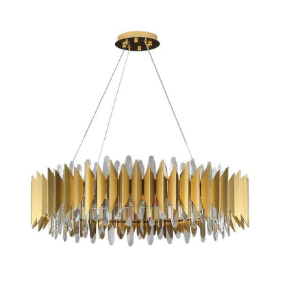 Denise Bobon Flavian Halo Crystal Chandelier