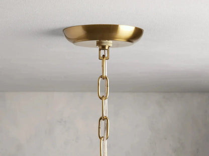 Elegant Dandelion Crystal Round Chandelier in Brass and Silver Finishes