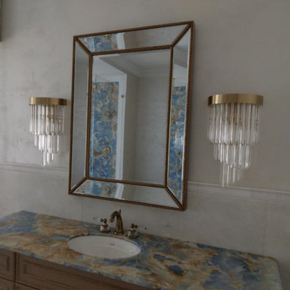 Denise Rhea Palms Crystal Sconce