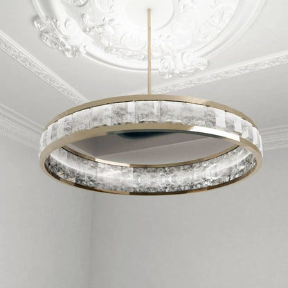Rock Crystal Concorde Chandelier 40'' 50''