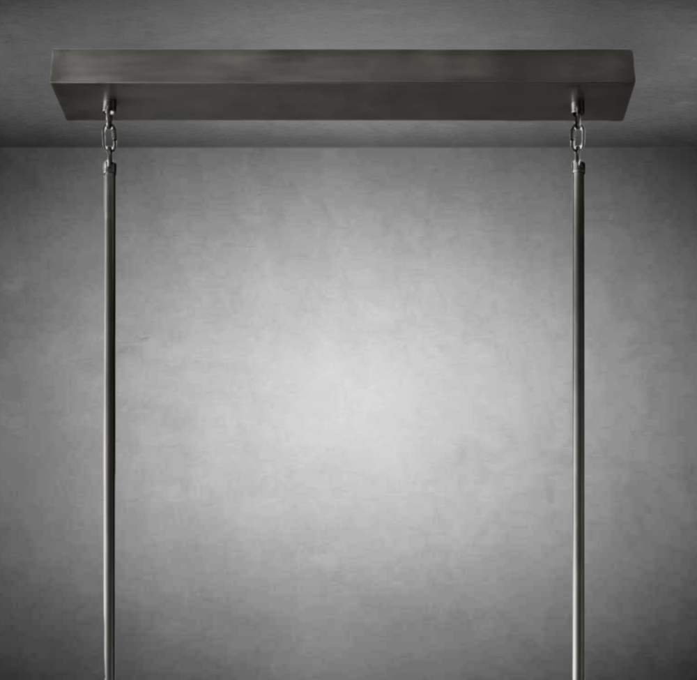 Wine-glass Rectangular Chandelier 54" 72"