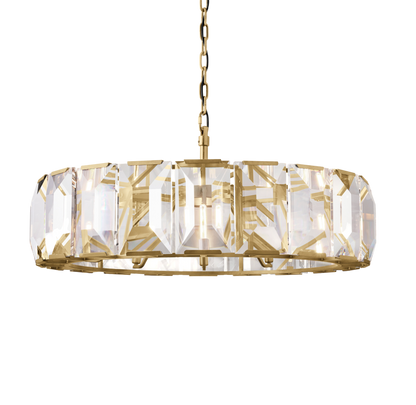 Denise Harlow Crystal Round Chandelier for livingroom and kitchen