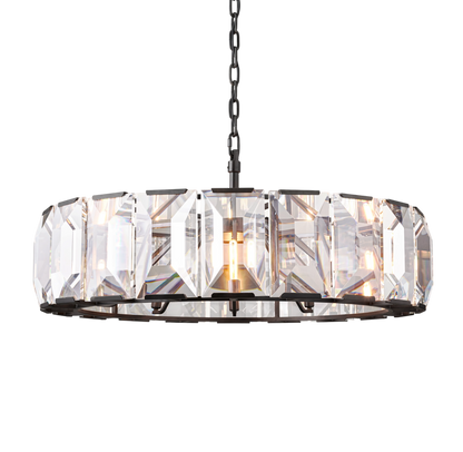 Denise Harlow Crystal Round Chandelier for livingroom and kitchen