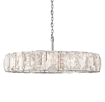 Denise Harlow Crystal Round Chandelier for livingroom and kitchen