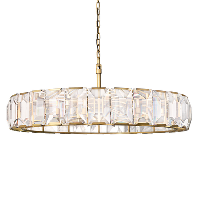 Denise Harlow Crystal Round Chandelier for livingroom and kitchen