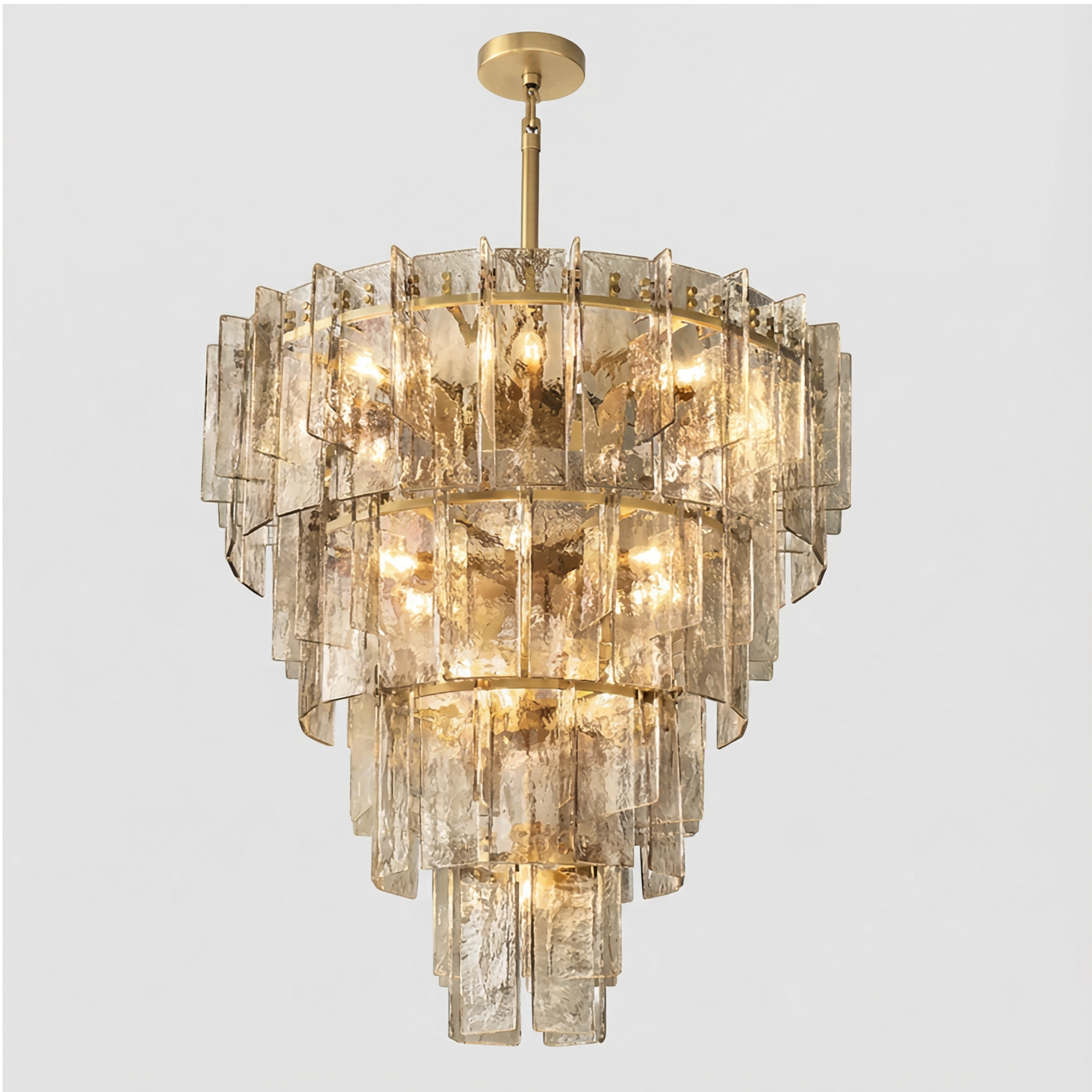 Denise Lattice Tiered Round Chandelier