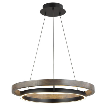 Grace Brass and Wood Chandelier 24" 30'' 36'' 48" 65''D