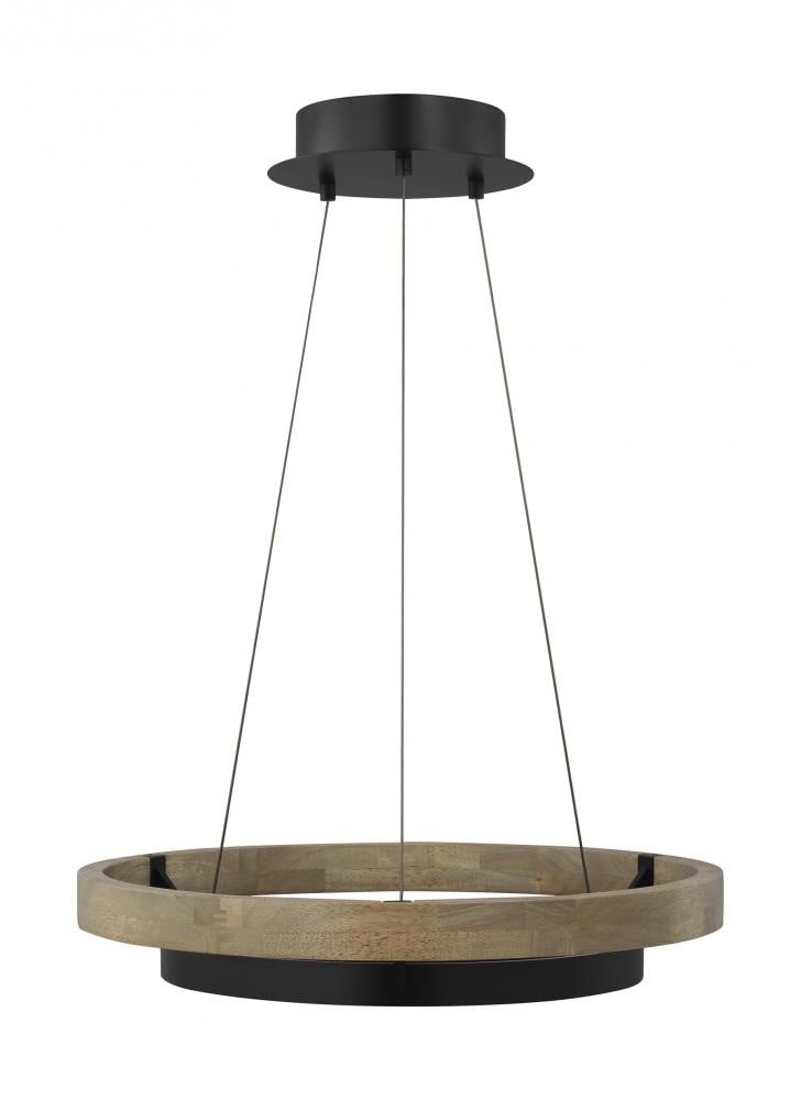 Grace Brass and Wood Chandelier 24" 30'' 36'' 48" 65''D