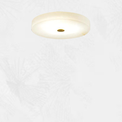 Culoud Modern Round Alabaster Flush Mounted chandelier
