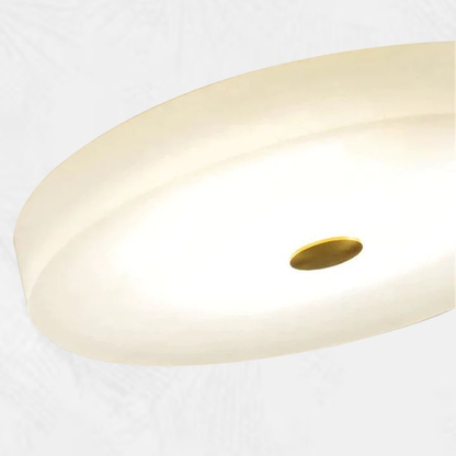 Culoud Modern Round Alabaster Flush Mounted chandelier