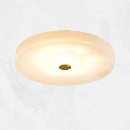 Culoud Modern Round Alabaster Flush Mounted chandelier