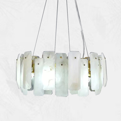 Culoud Alabaster Round Chandelier