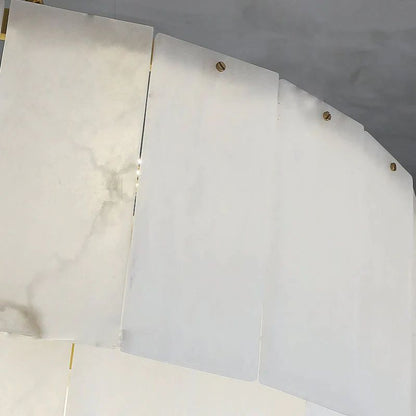 Alabaster Multi-Layer Modern Round Chandelier 31" - thebelacan