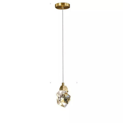 Angelia Faceted Crystal Prisms Pendant - thebelacan