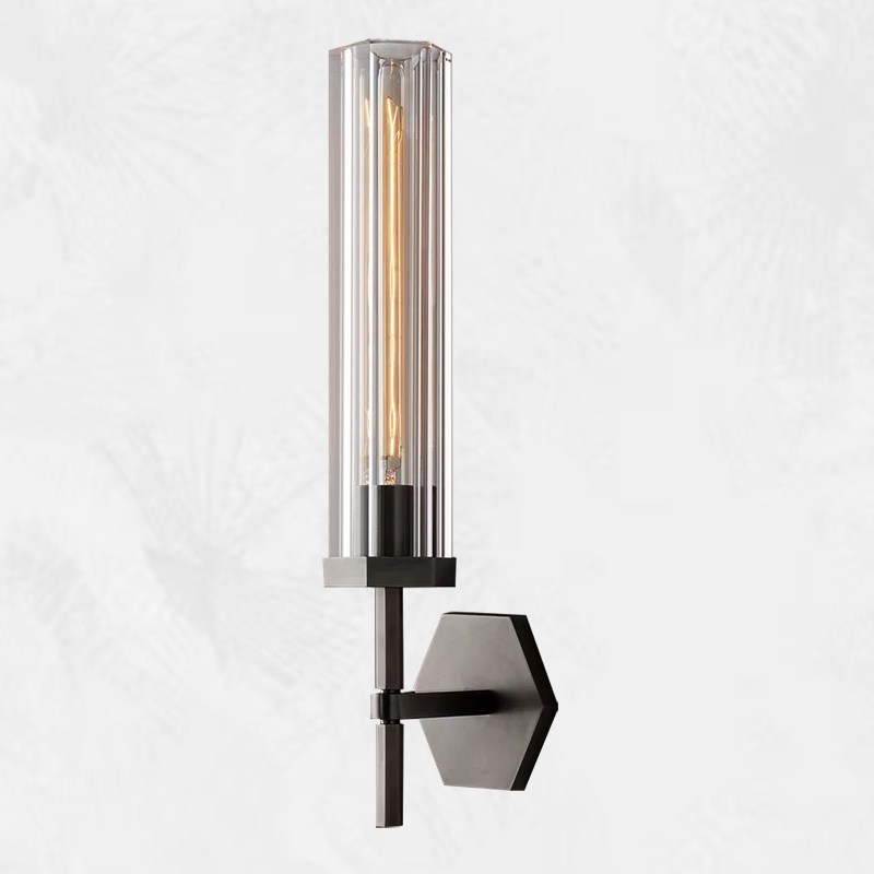 Lambo Modern Hexagonal Wall Sconce