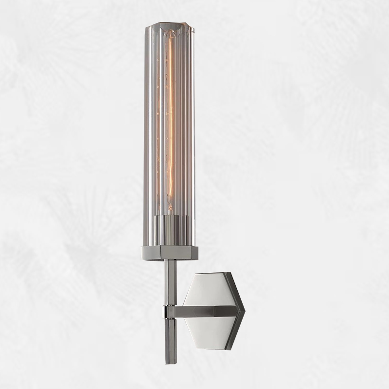 Lambo Modern Hexagonal Wall Sconce